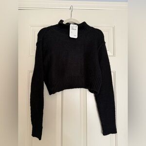 Elodie Black Cowl Neck Sweater